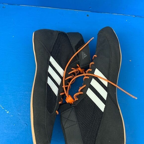 Adidas Men's HVC 2 AQ3325 Black White Running Shoes Sneakers Size 8 - Picture 5 of 8